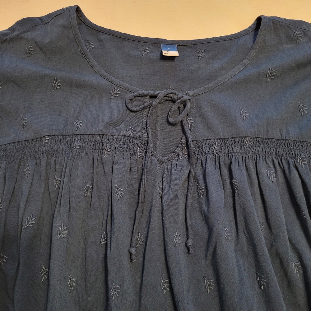 Old Navy XL Women's Blue Blouse - Picture 6 of 6